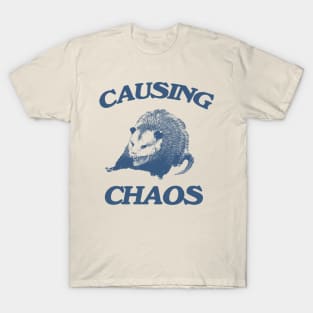 Opossum causing chaos shirt, Funny Possum Meme T-Shirt